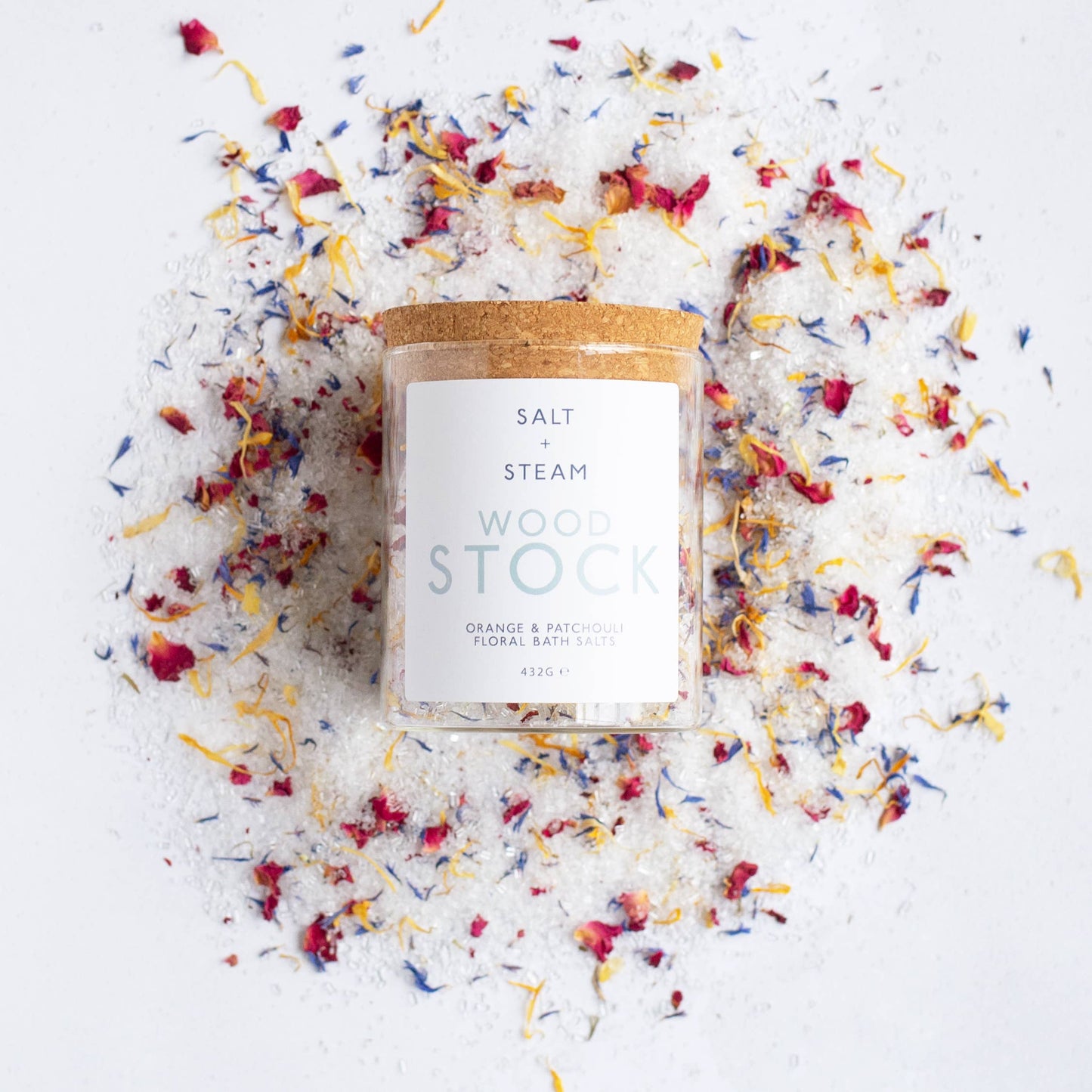 Woodstock bath salts - Orange, Patchouli & Petal