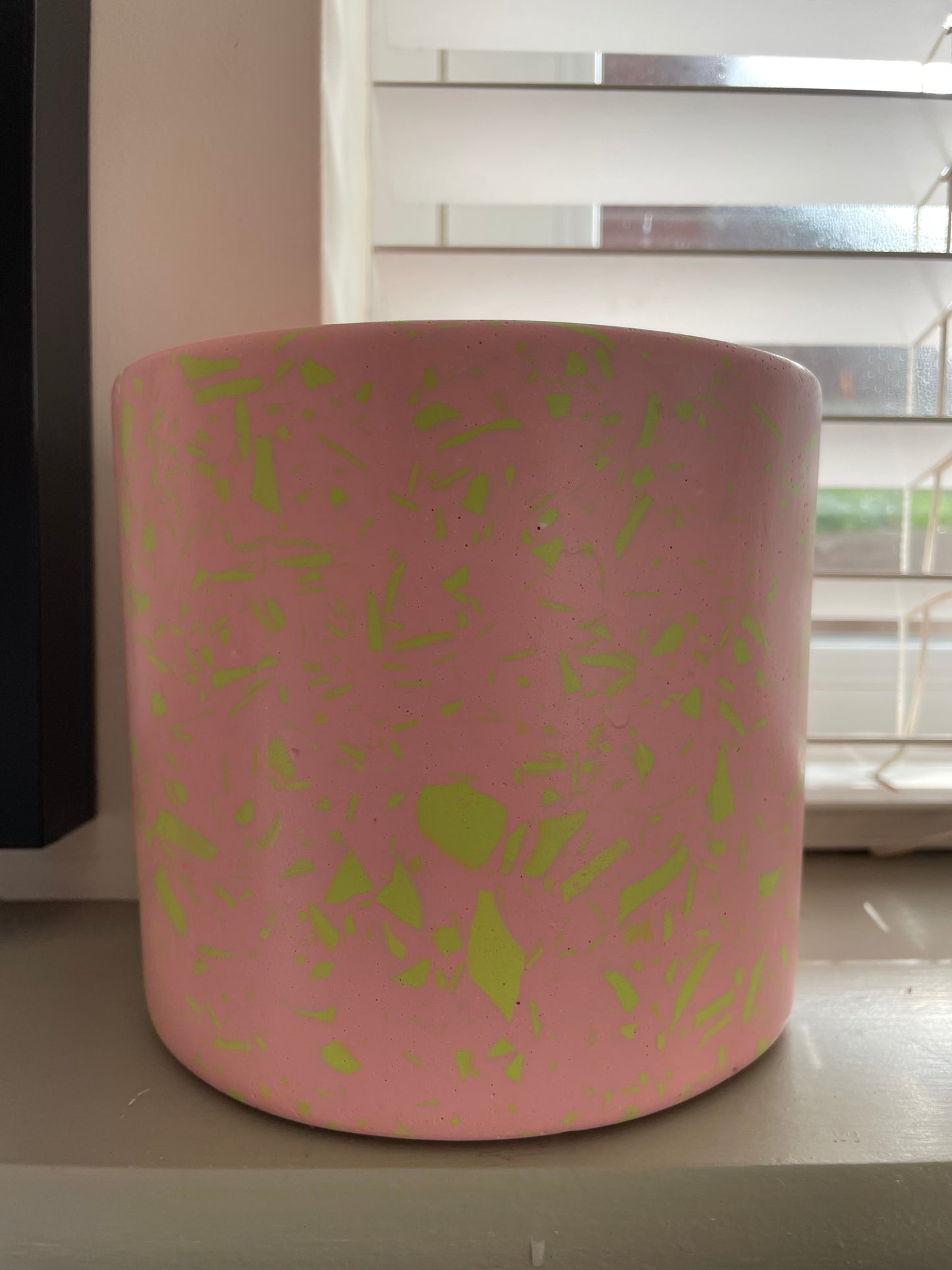 Pink Terrazzo Style Planter