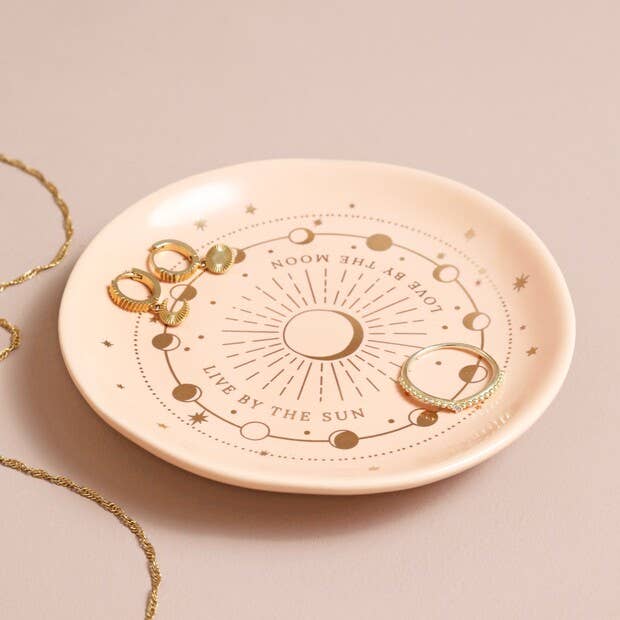 Ceramic Celestial Trinket Dish