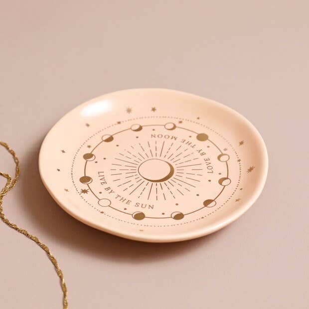 Ceramic Celestial Trinket Dish