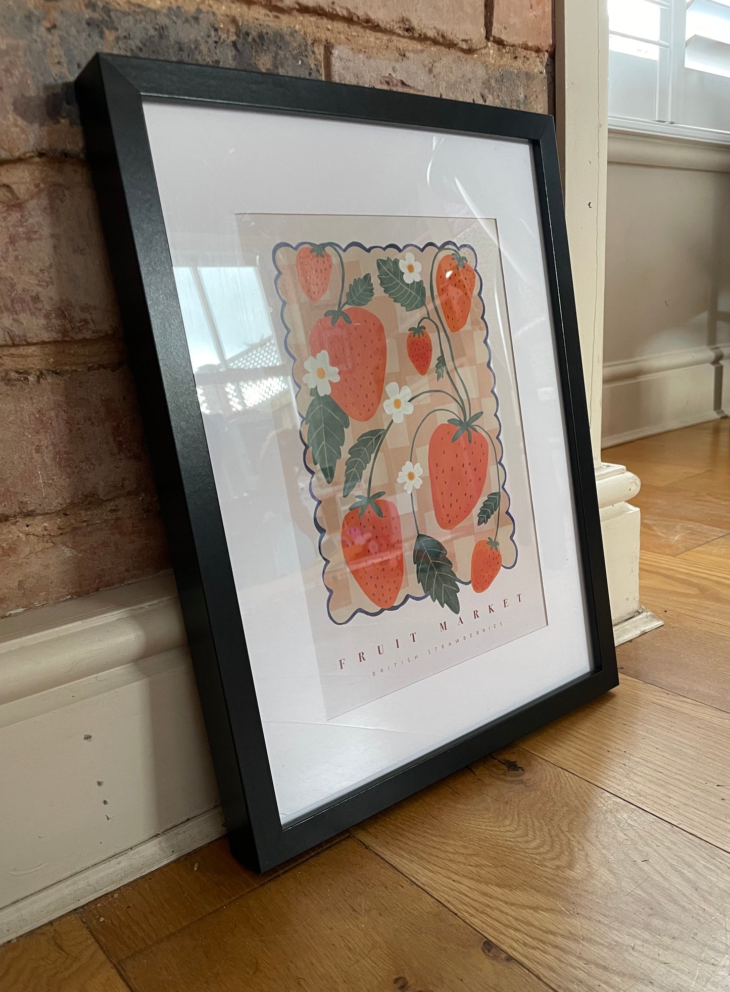 Strawberry Fruit Market Art Print